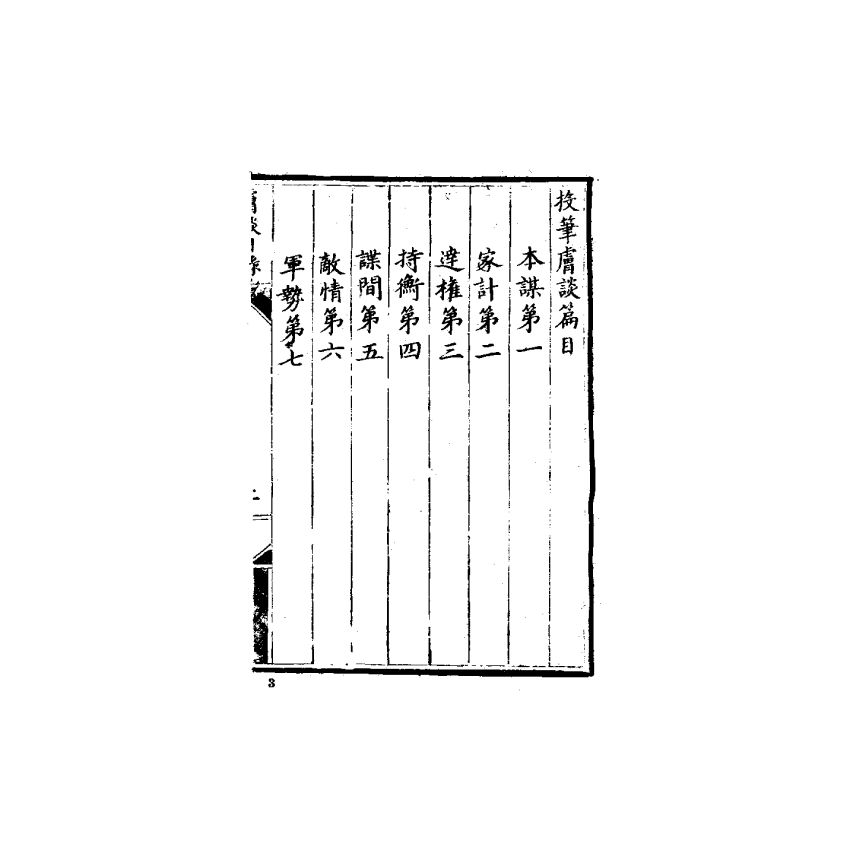 中國兵學大系 007 投筆膚談