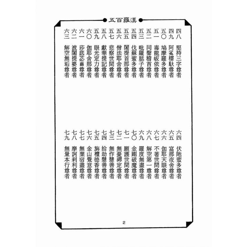 五百羅漢