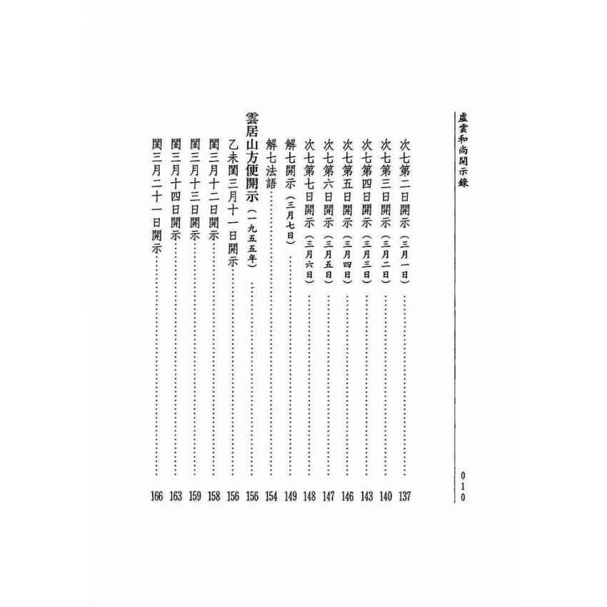 虛雲和尚開示錄