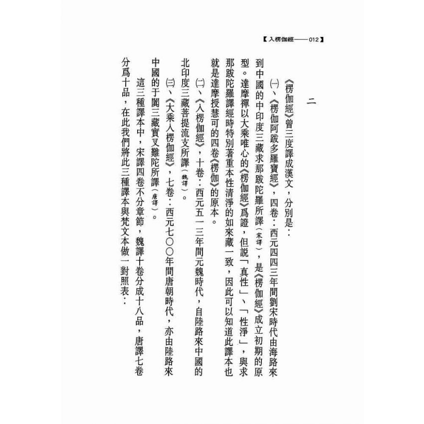 入楞伽經