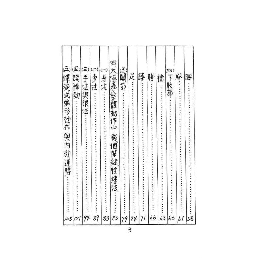 太極拳基本練法