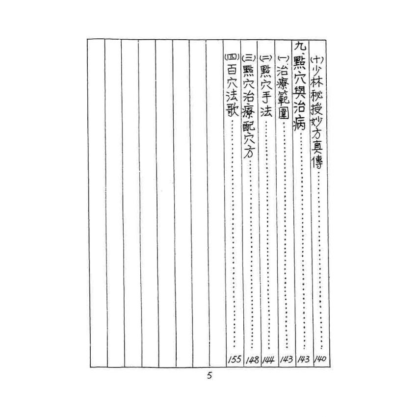 少林點穴秘傳