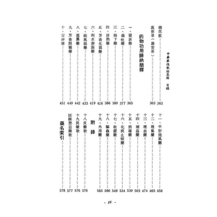 中藥藥性歌括集解