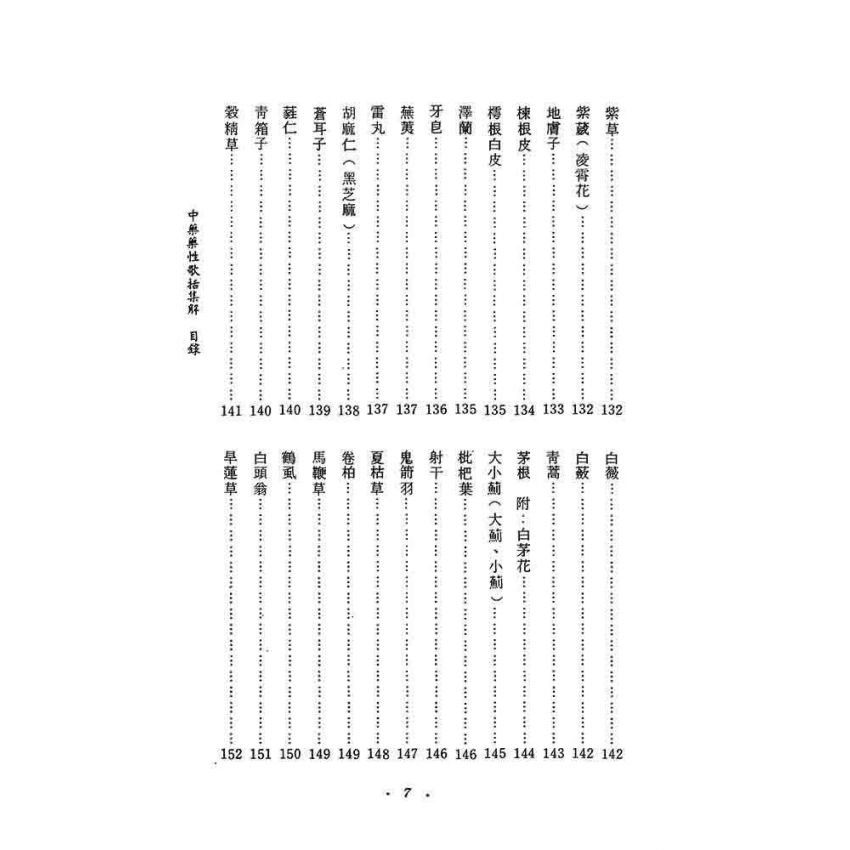 中藥藥性歌括集解