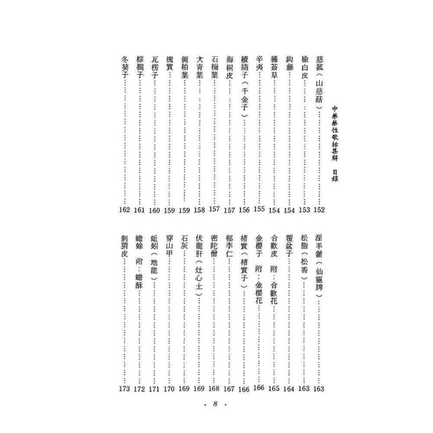 中藥藥性歌括集解