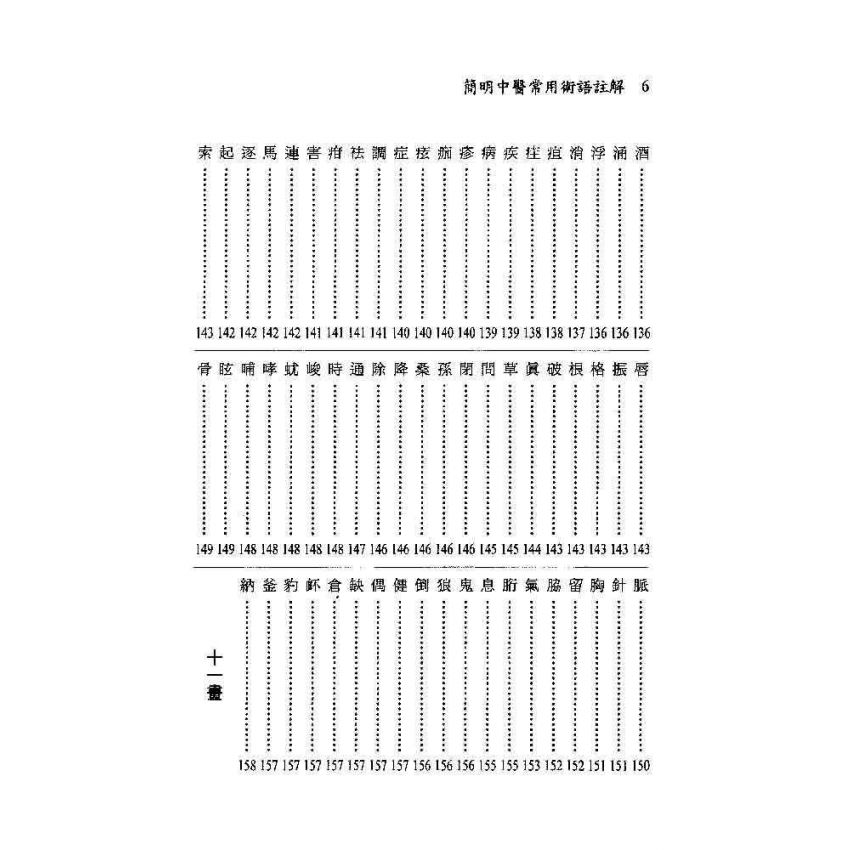簡明中醫常用術語註解