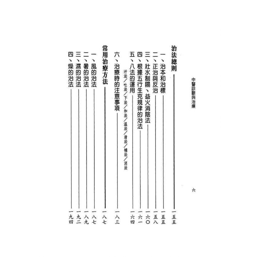 中醫診斷與治療