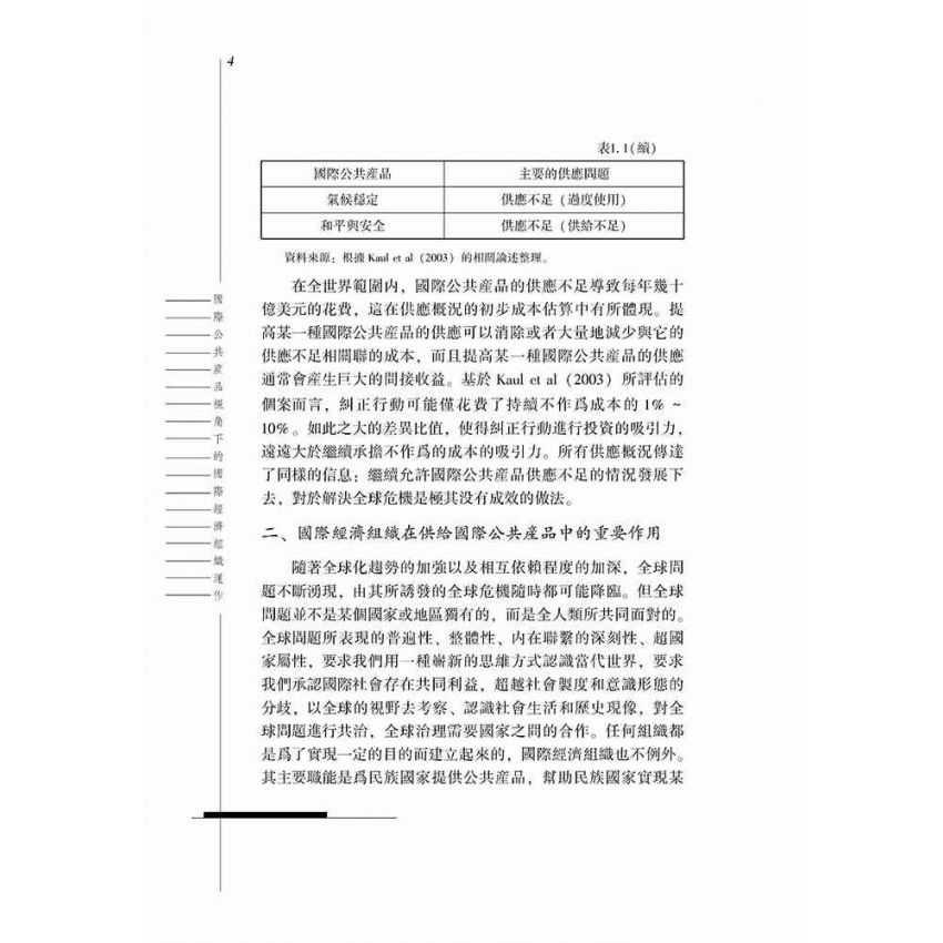 國際公共產品視角下的國際經濟組織運作-以三大國際經濟組織為例
