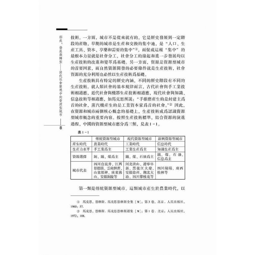 形成、發展與轉型-清代社會變遷中的資源型城市