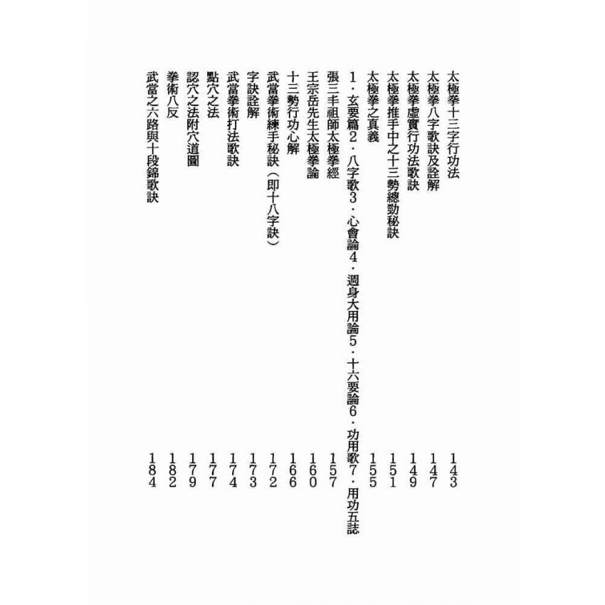 武當嫡派太極拳術
