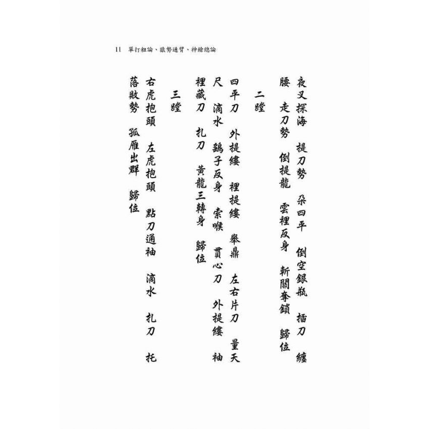 單打粗論、猿勢通臂、神鎗總論