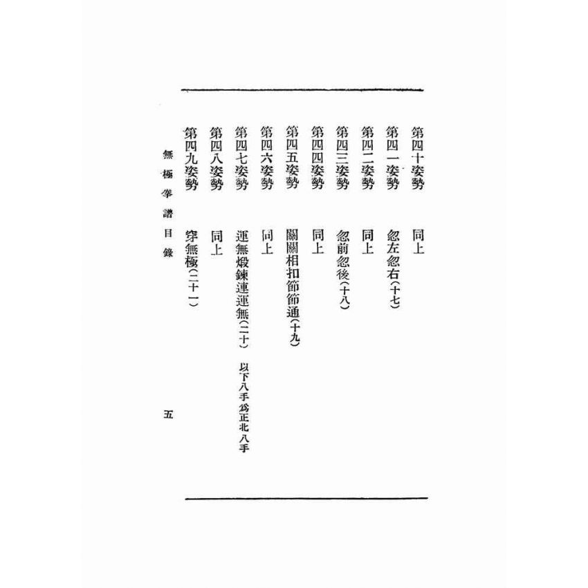 無極拳譜圖說