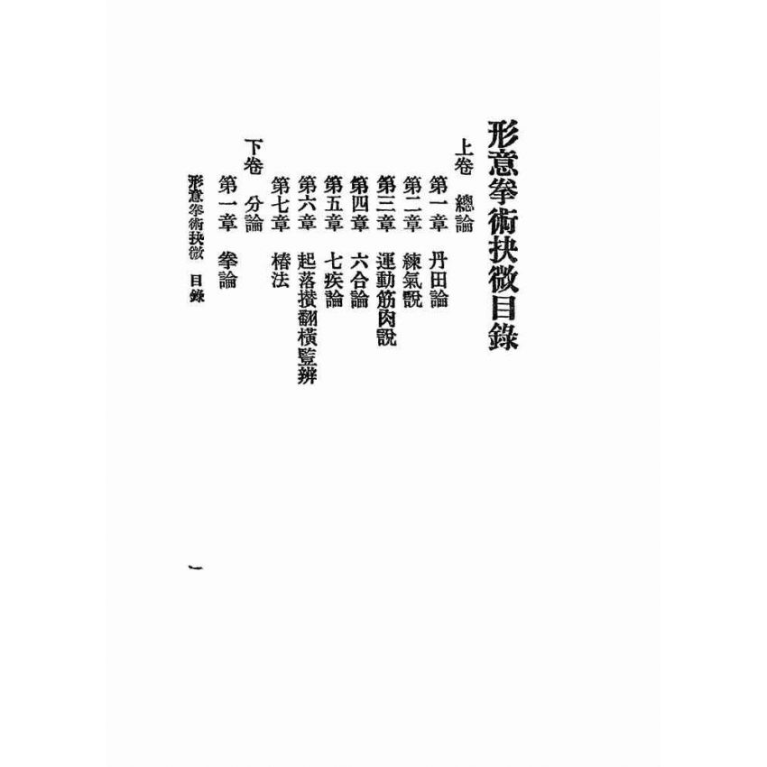 形意拳術抉微