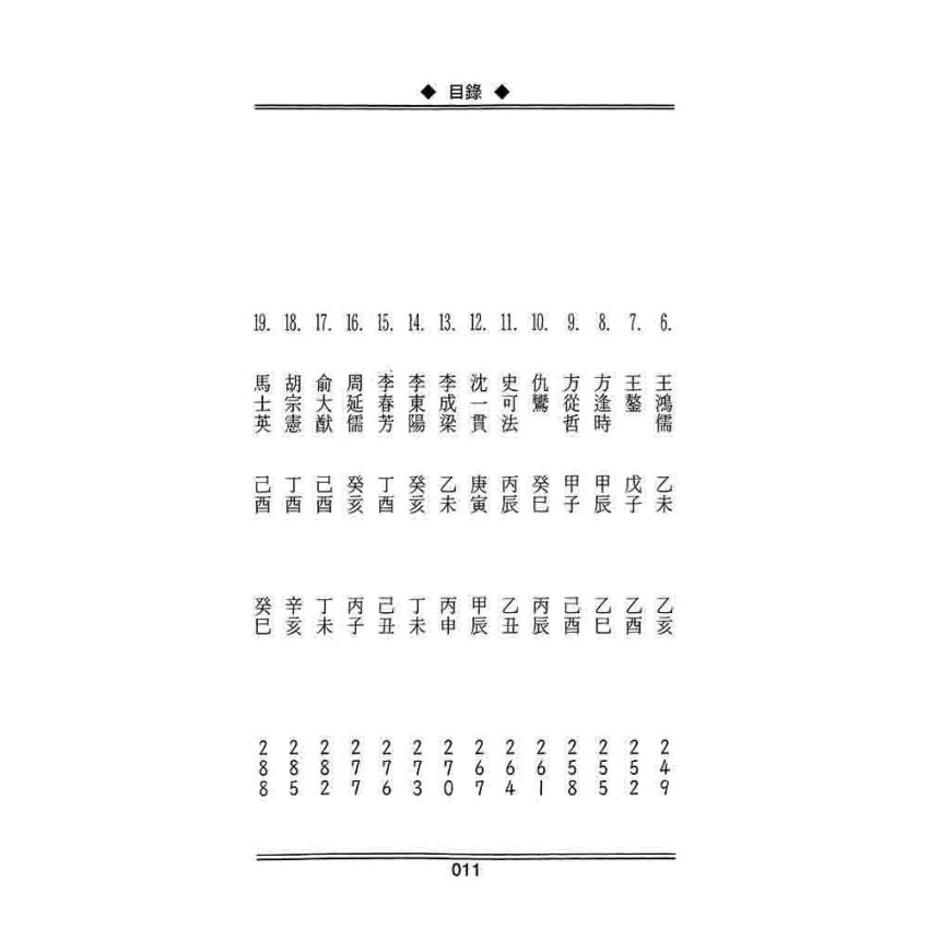 歷代帝王名臣命譜