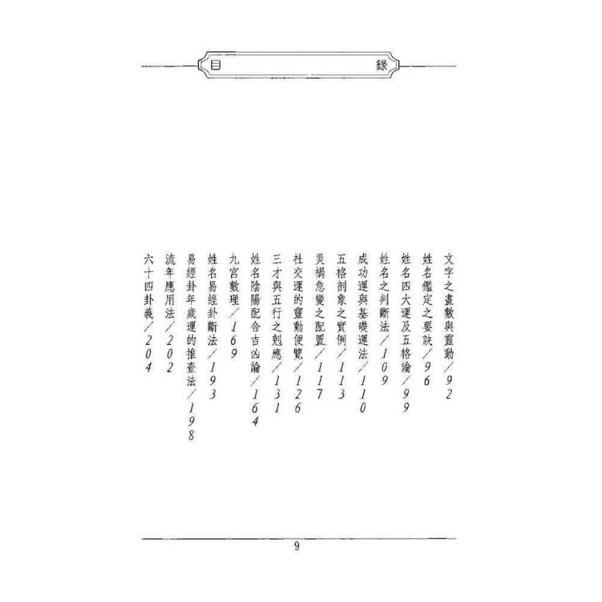 姓名哲學與推命