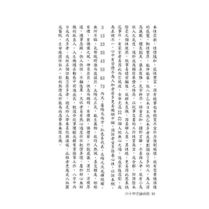 六十甲子論命術