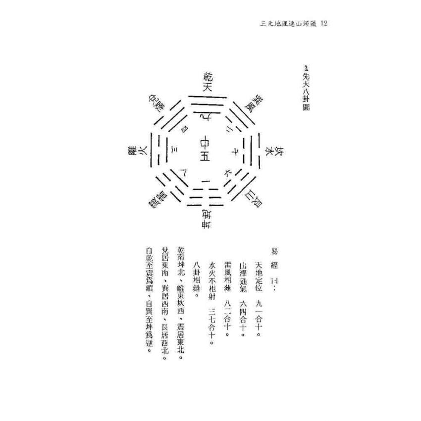 三元地理連山歸藏