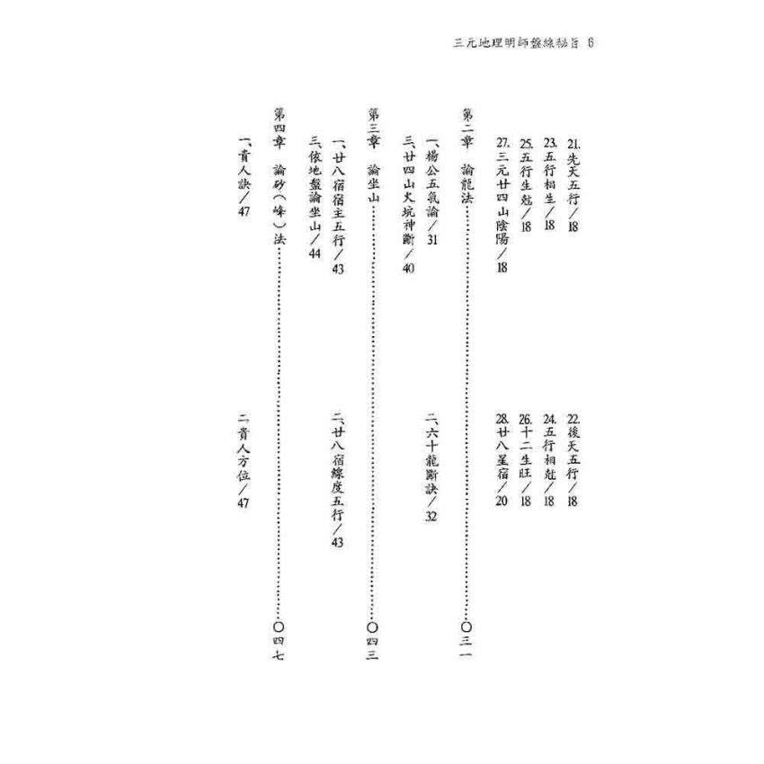 三元地理明師盤線秘旨