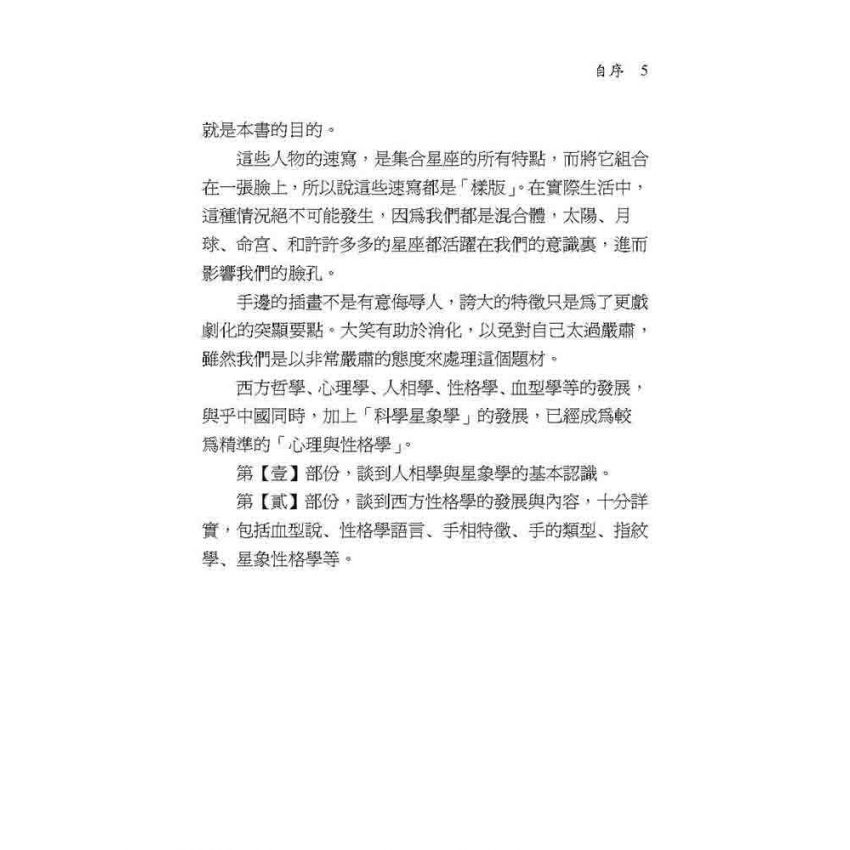 十二星座人相學