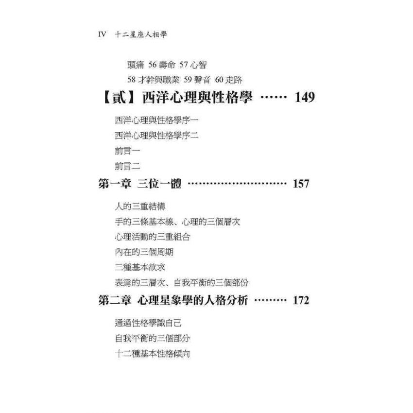 十二星座人相學