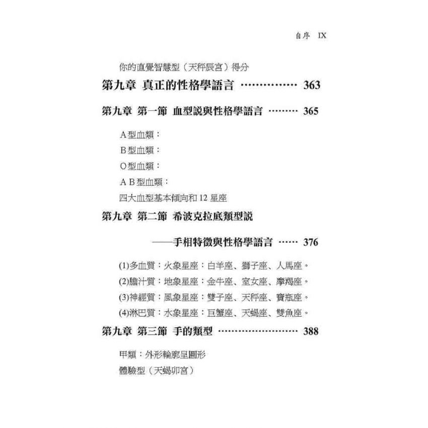 十二星座人相學