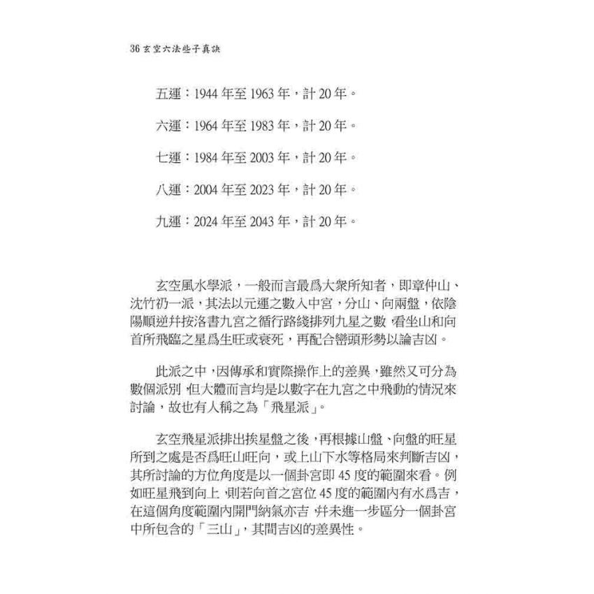 玄空六法些子真訣