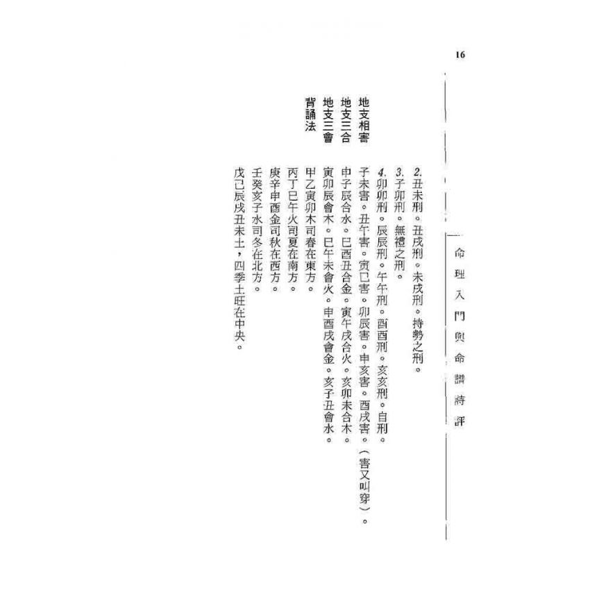 命理入門與命譜詩評