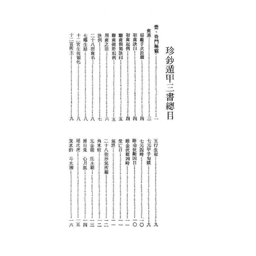 奇門秘竅遁甲演義符應經