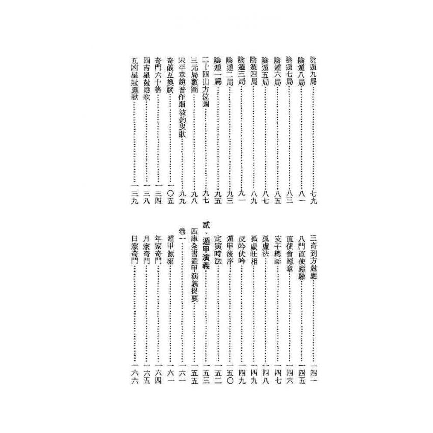 奇門秘竅遁甲演義符應經