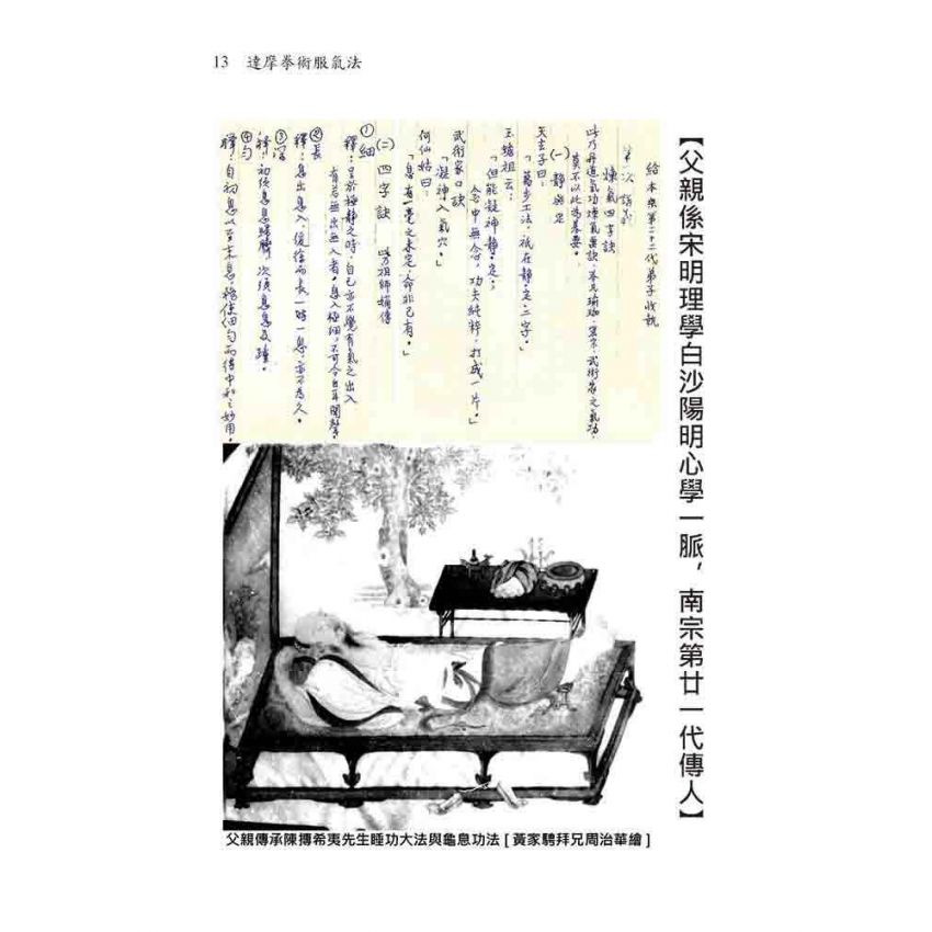 達摩拳術服氣圖說