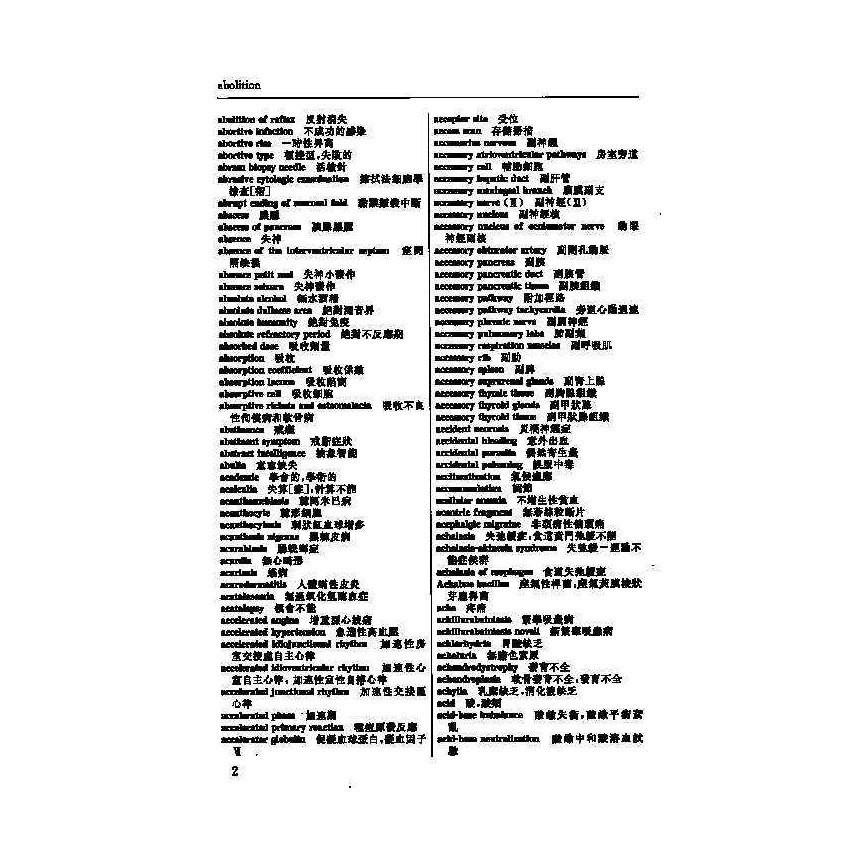 英漢漢英內科醫學辭典 1