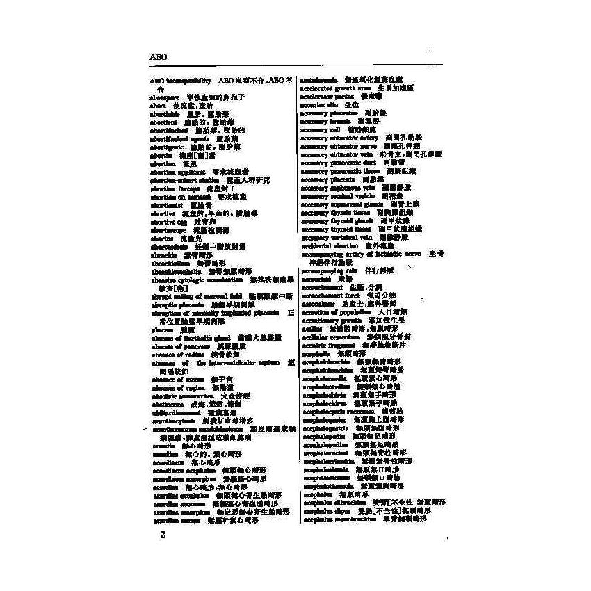 英漢漢英婦產科醫學辭典 3