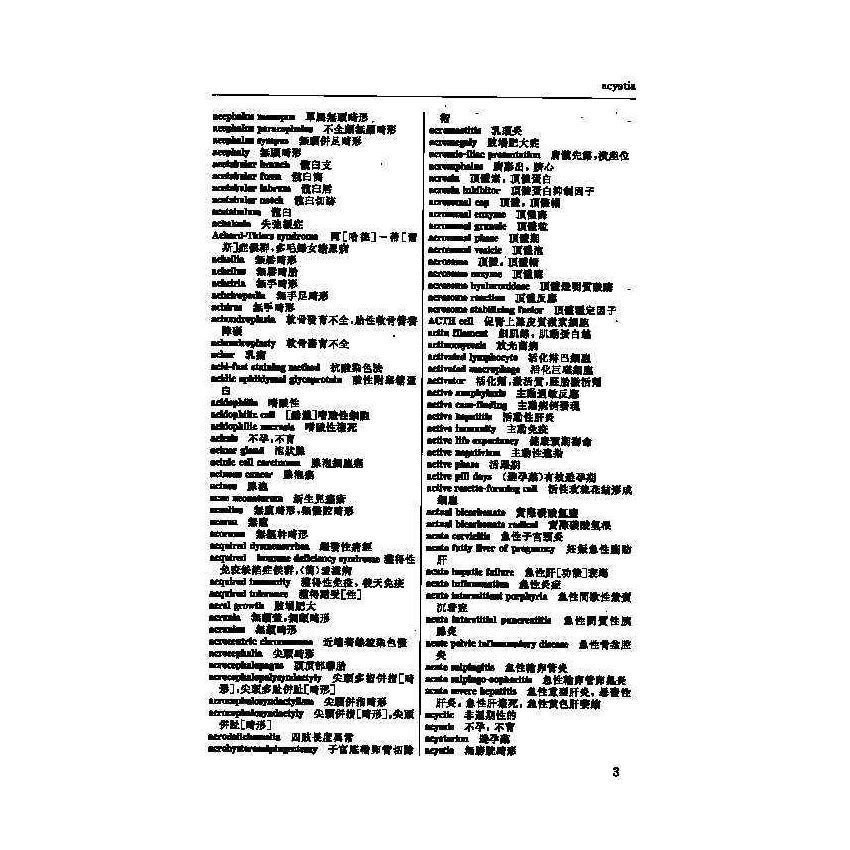 英漢漢英婦產科醫學辭典 3