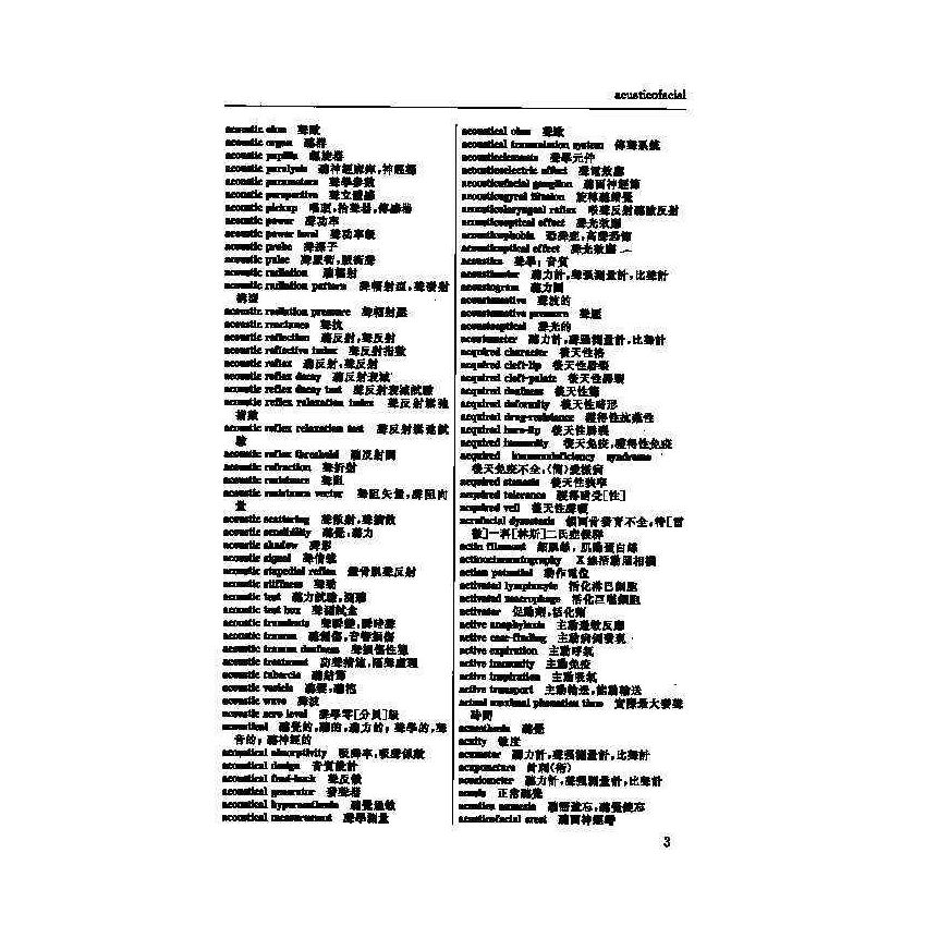 英漢漢英耳鼻喉科醫學辭典 5