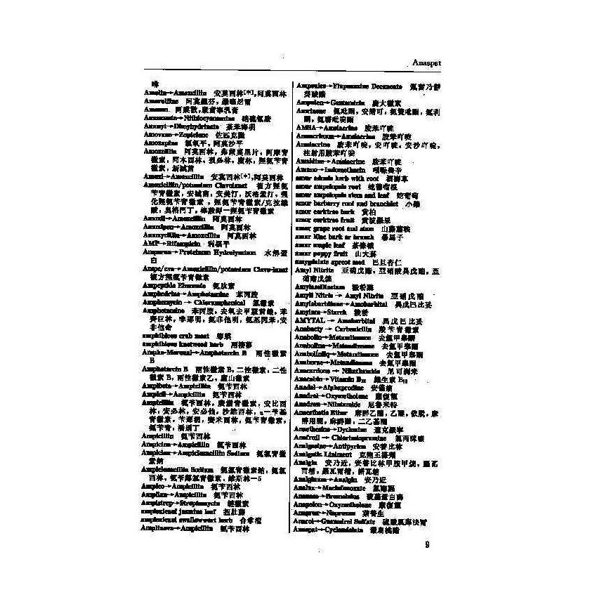英漢漢英藥物科醫學辭典 10
