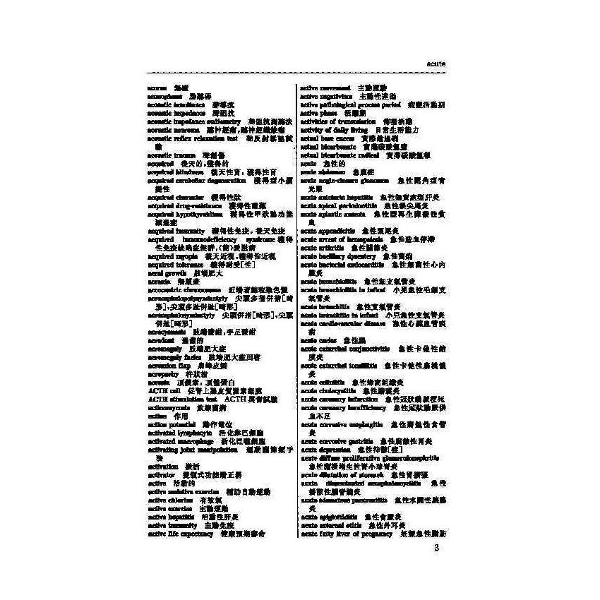 英漢漢英護理科醫學辭典 11