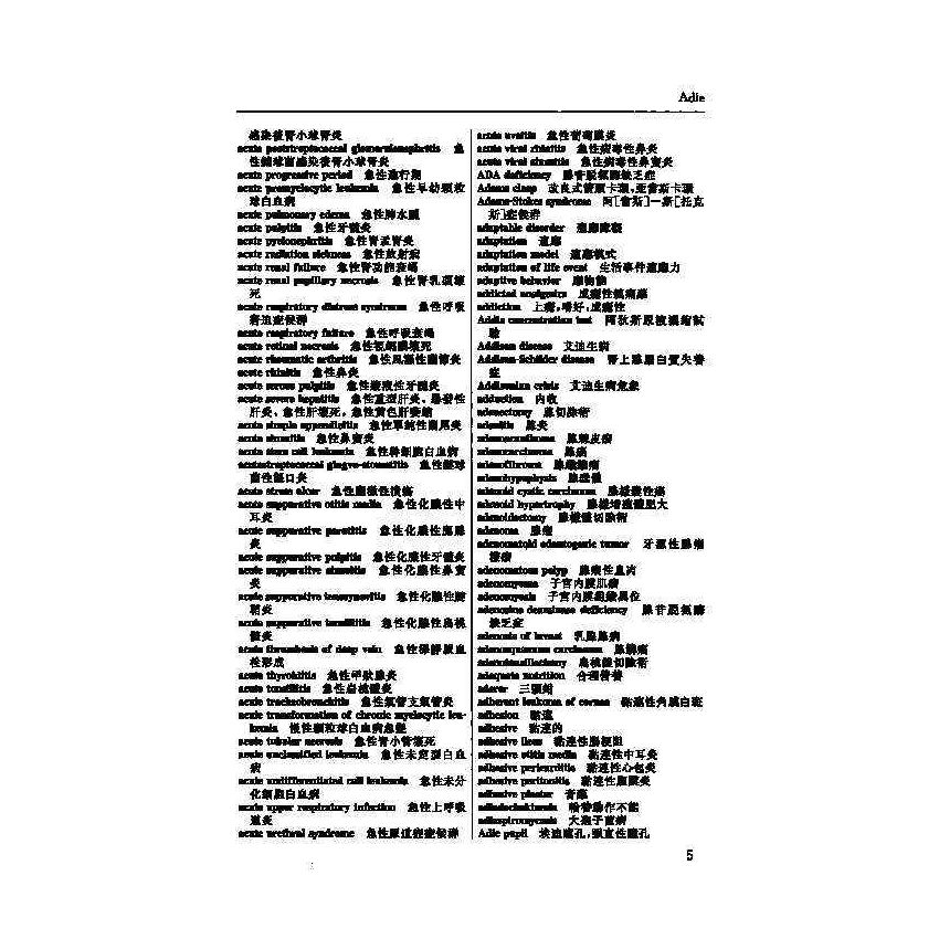 英漢漢英護理科醫學辭典 11