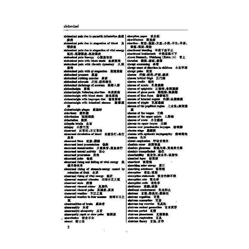 英漢漢英中醫藥醫學辭典 12