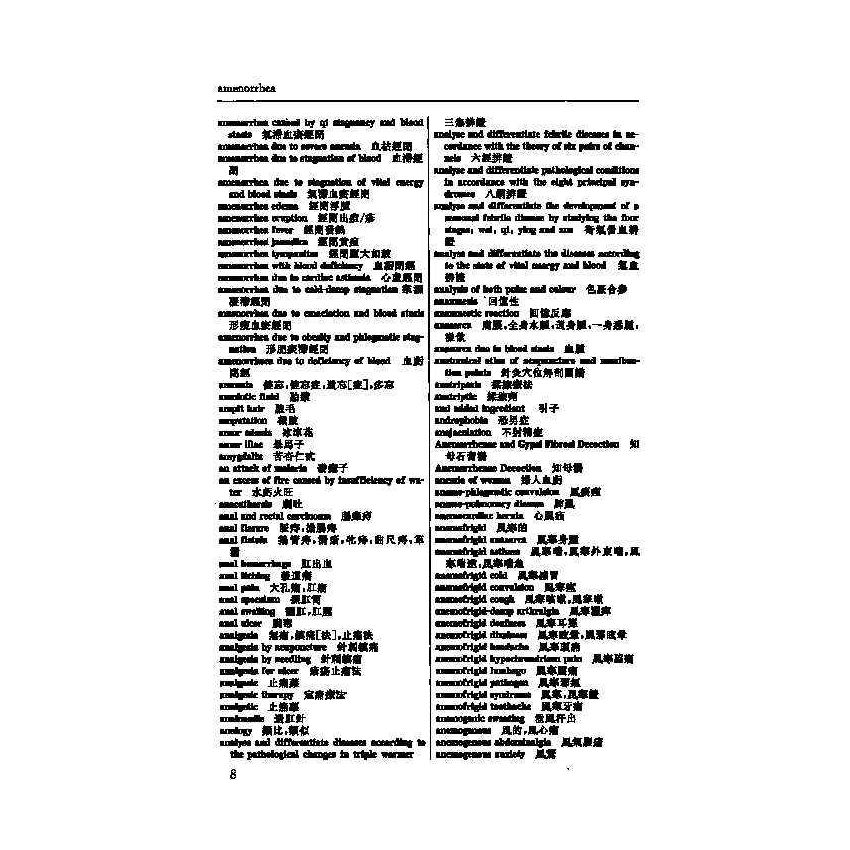 英漢漢英中醫藥醫學辭典 12
